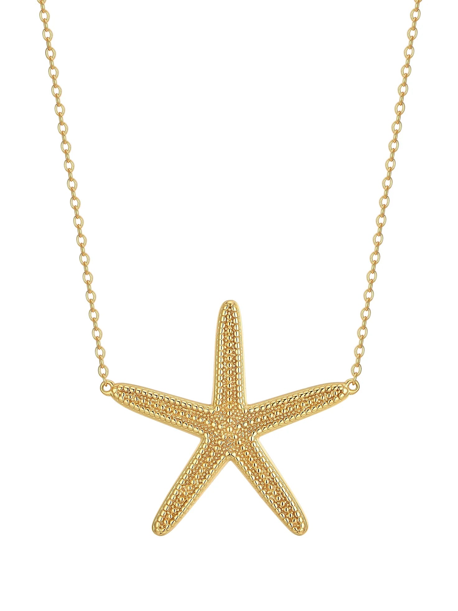 Island Sun Necklace in 18k Gold Vermeil