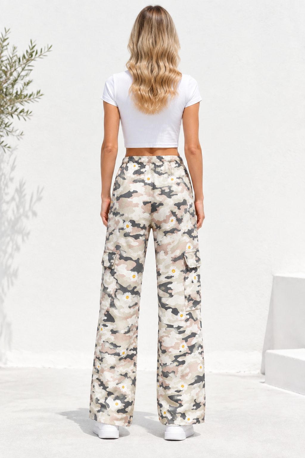 Daisy Camo Pocket Pants