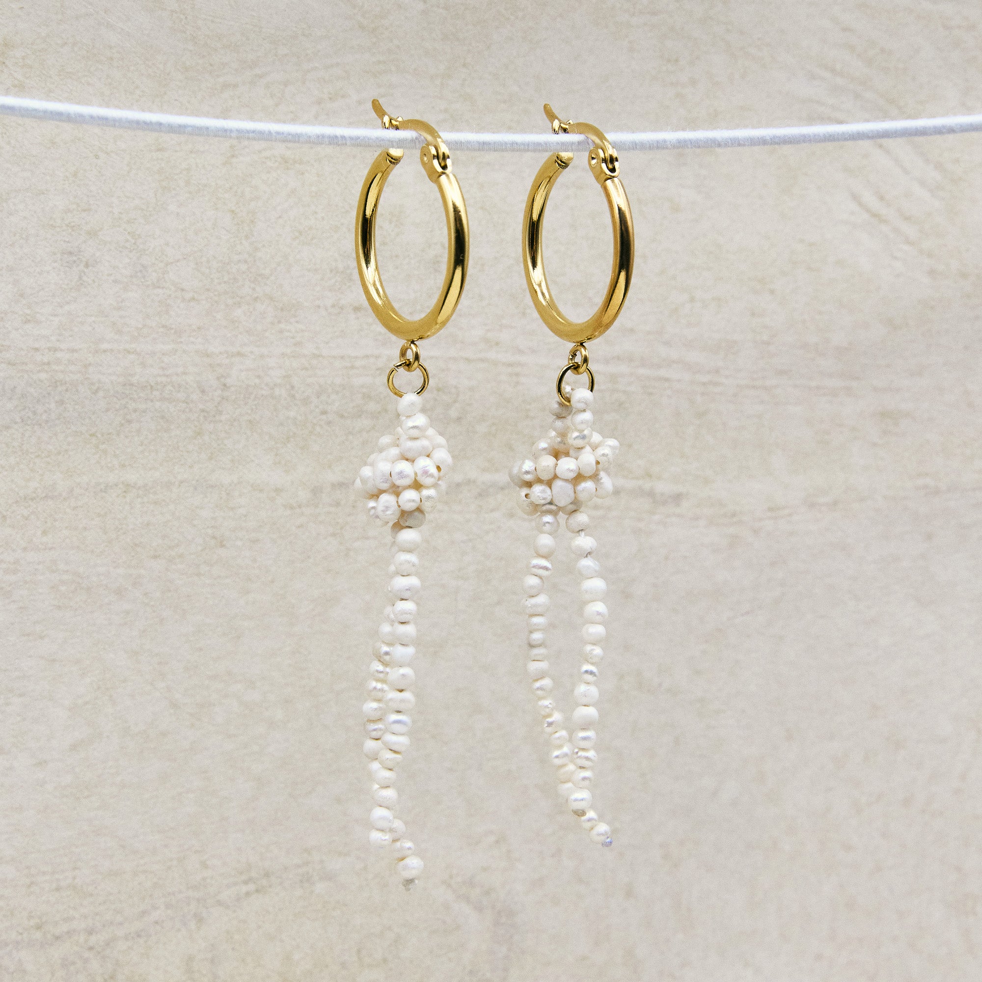Clio Earrings in Gold