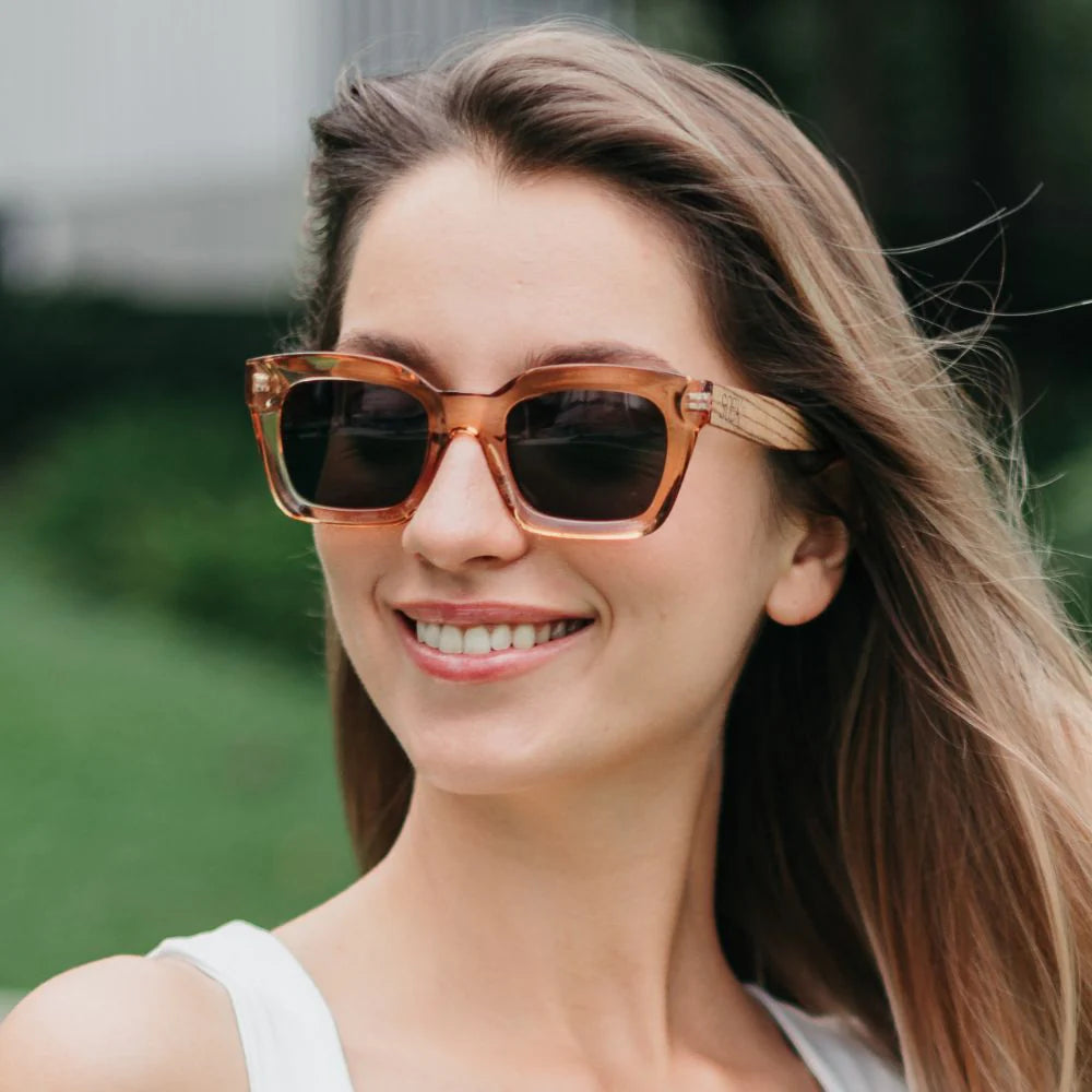 SOEK ZAHRA CHAMPAGNE SUNGLASSES
