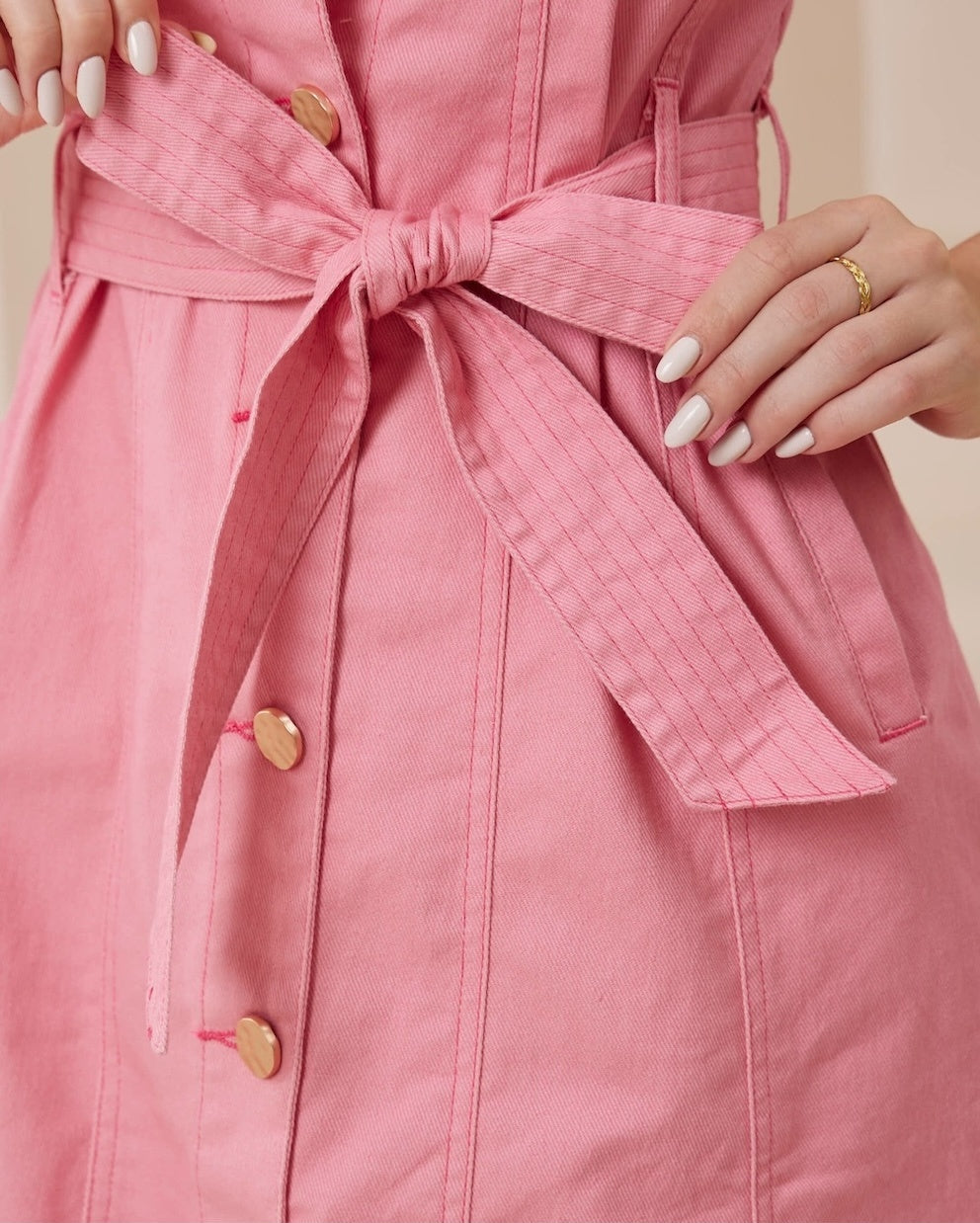 Allegra Mini Shirt Dress Watermelon