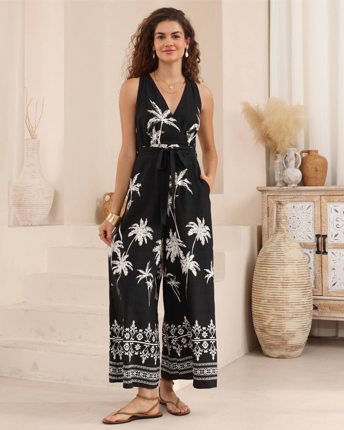 Palm Breeze Jumpsuit