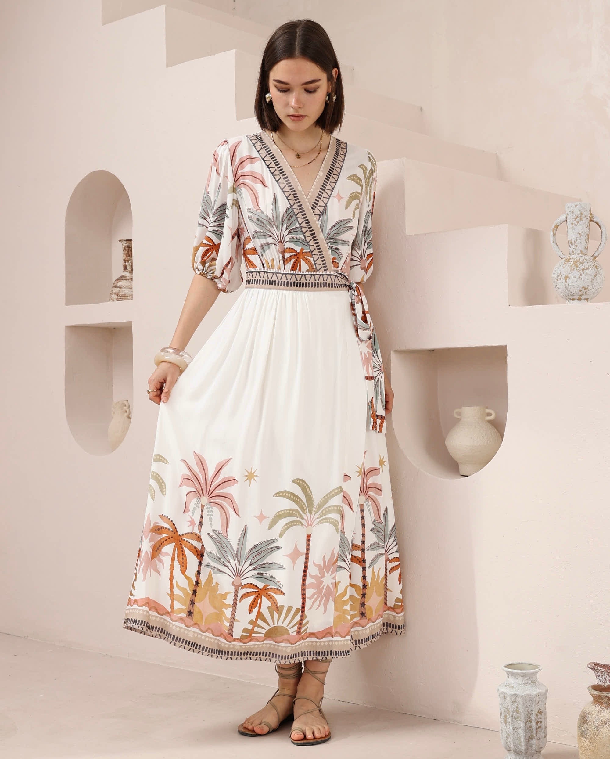 Palm Beach Wrap Dress