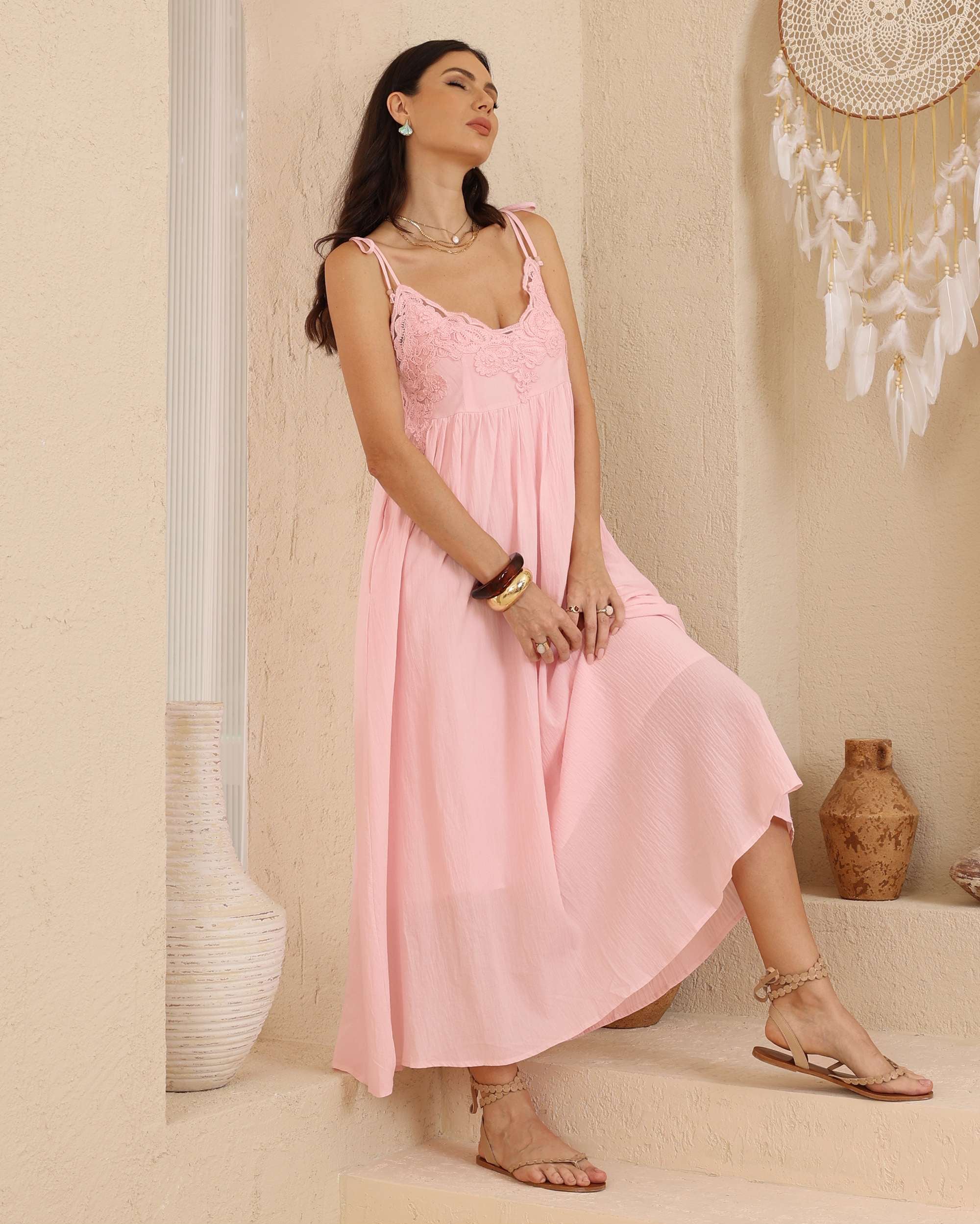 Celia Maxi Dress Pink