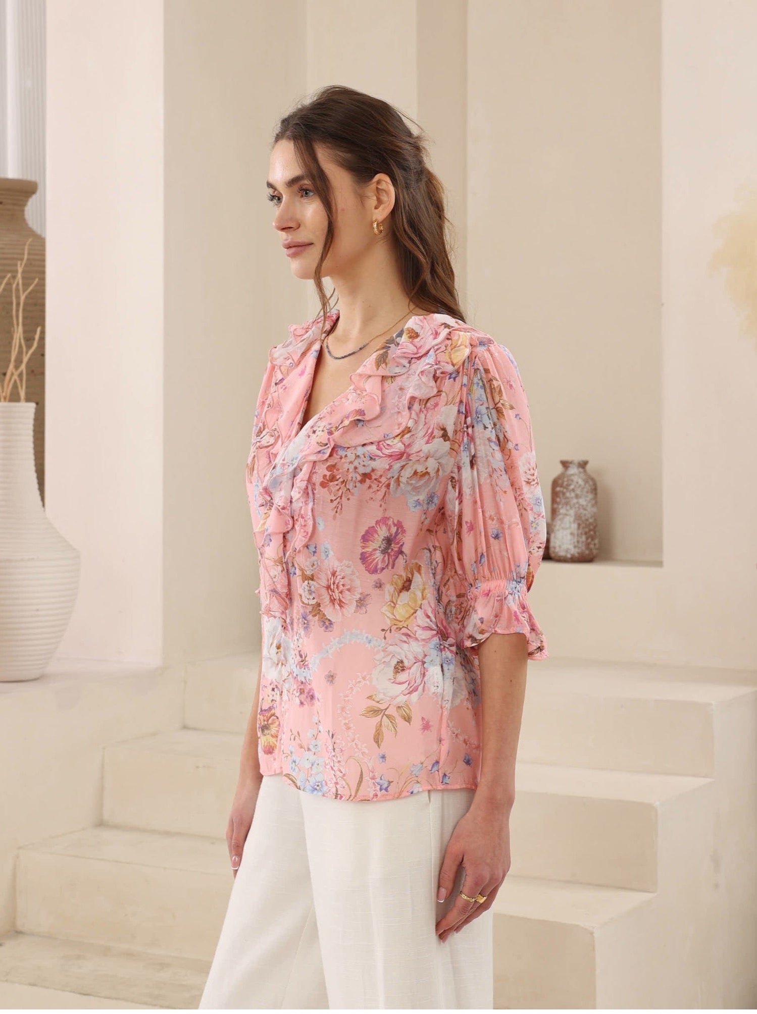Abigail Frill Top