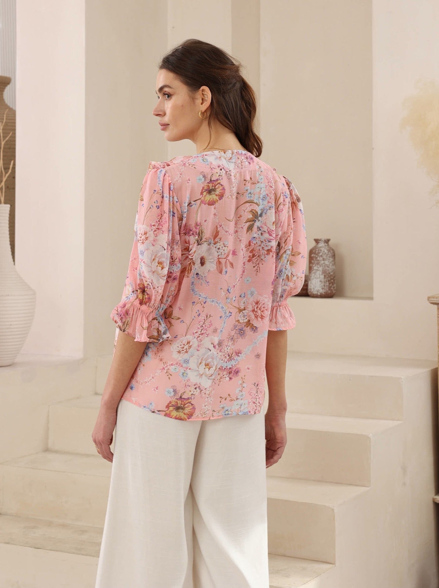 Abigail Frill Top
