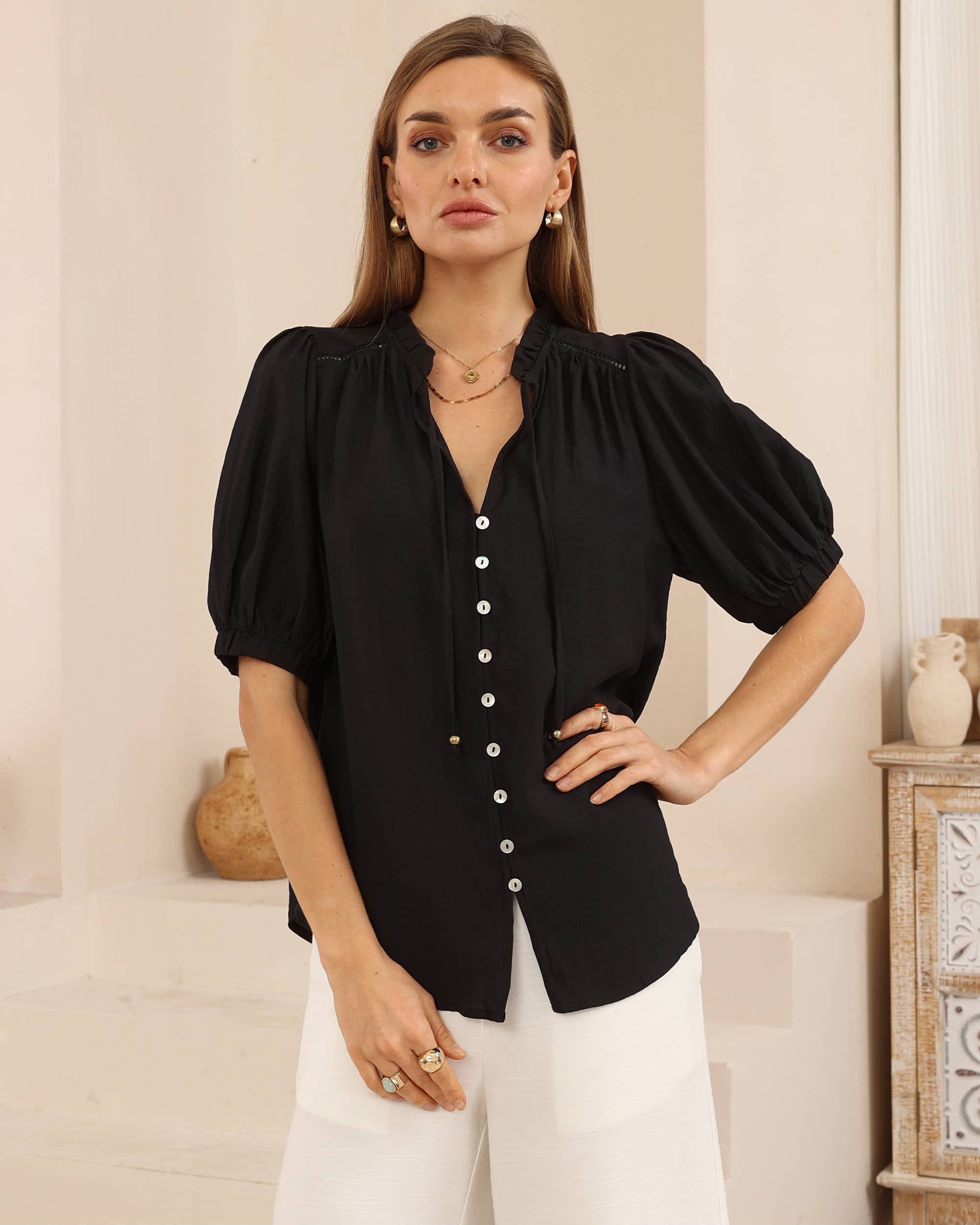 Lindy Shirt Black