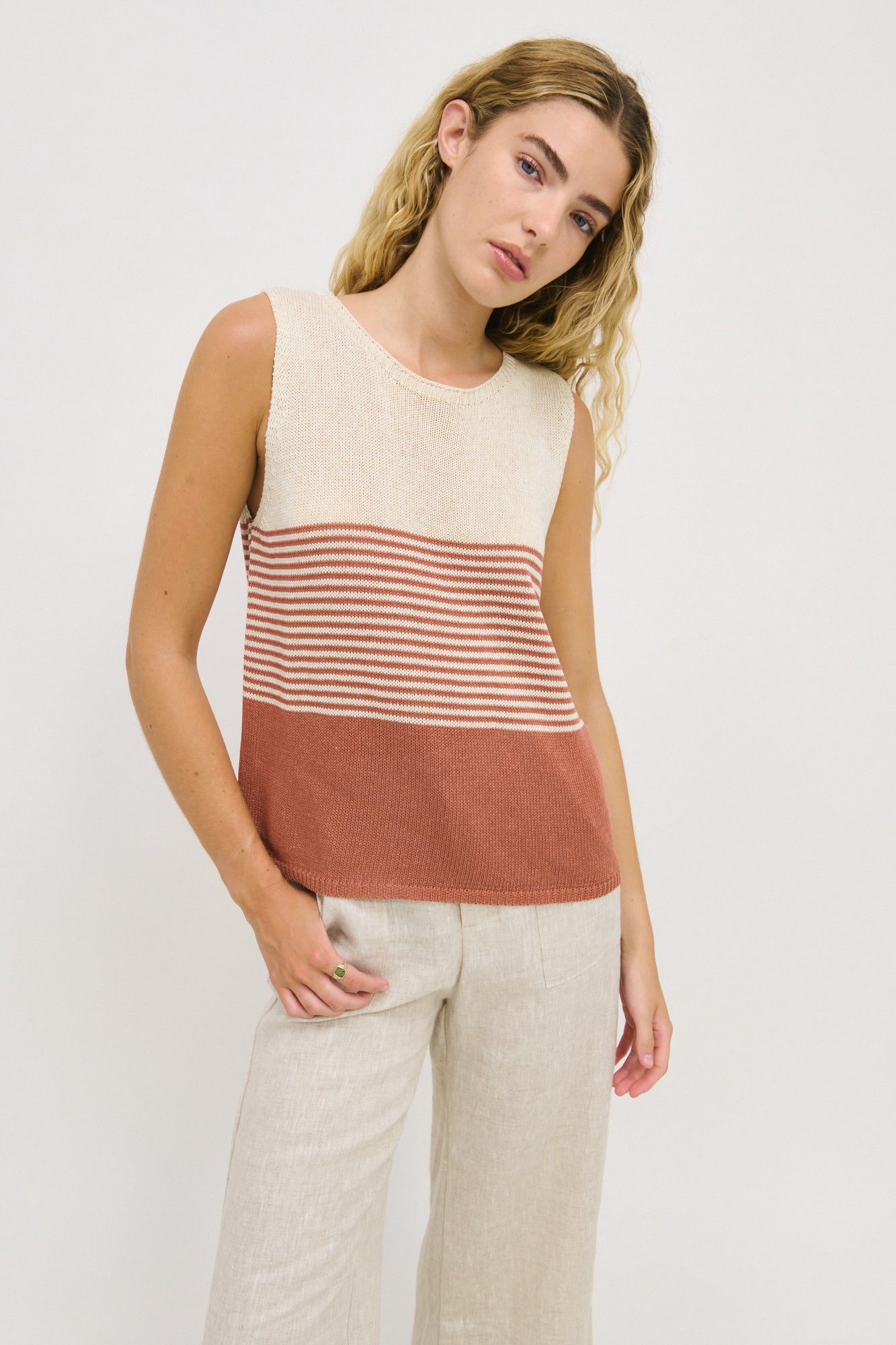 Emma Stripe Tank