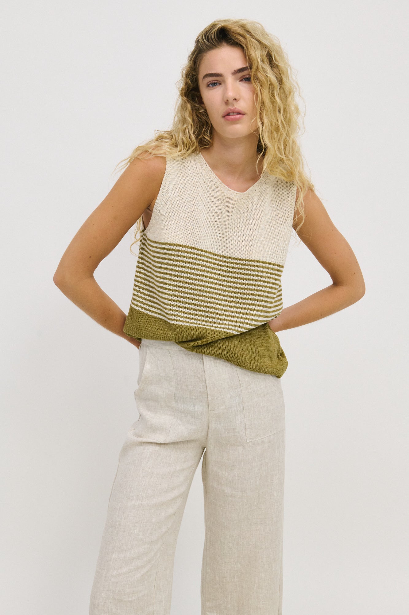 Emma Stripe Tank