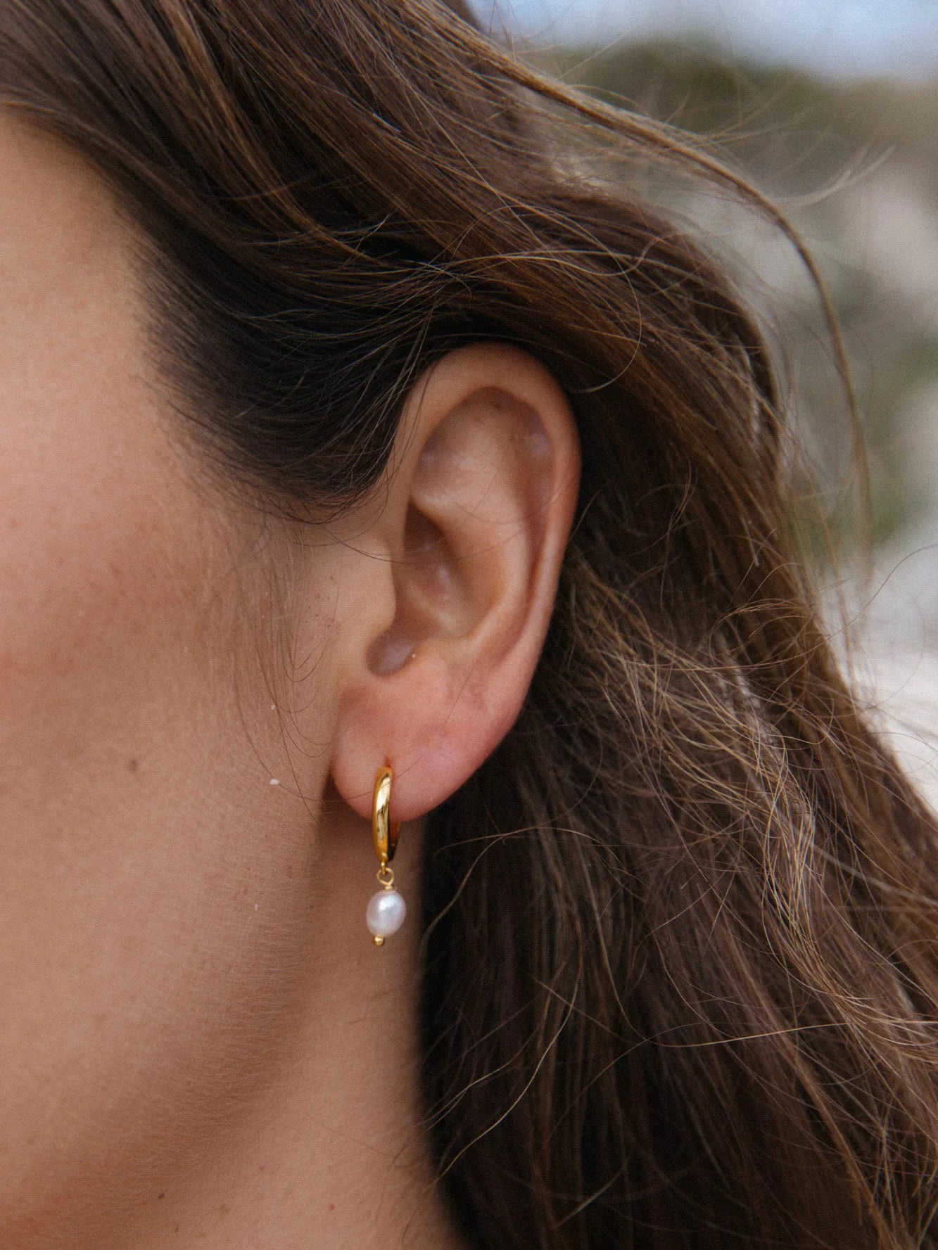 Cora Hoops in 18k Gold Vermeil