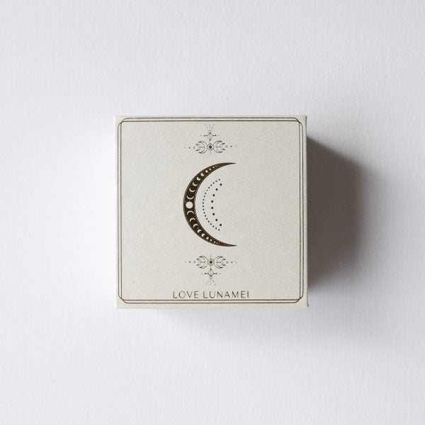 Moon Beam Necklace in Silver with Green Amazonite