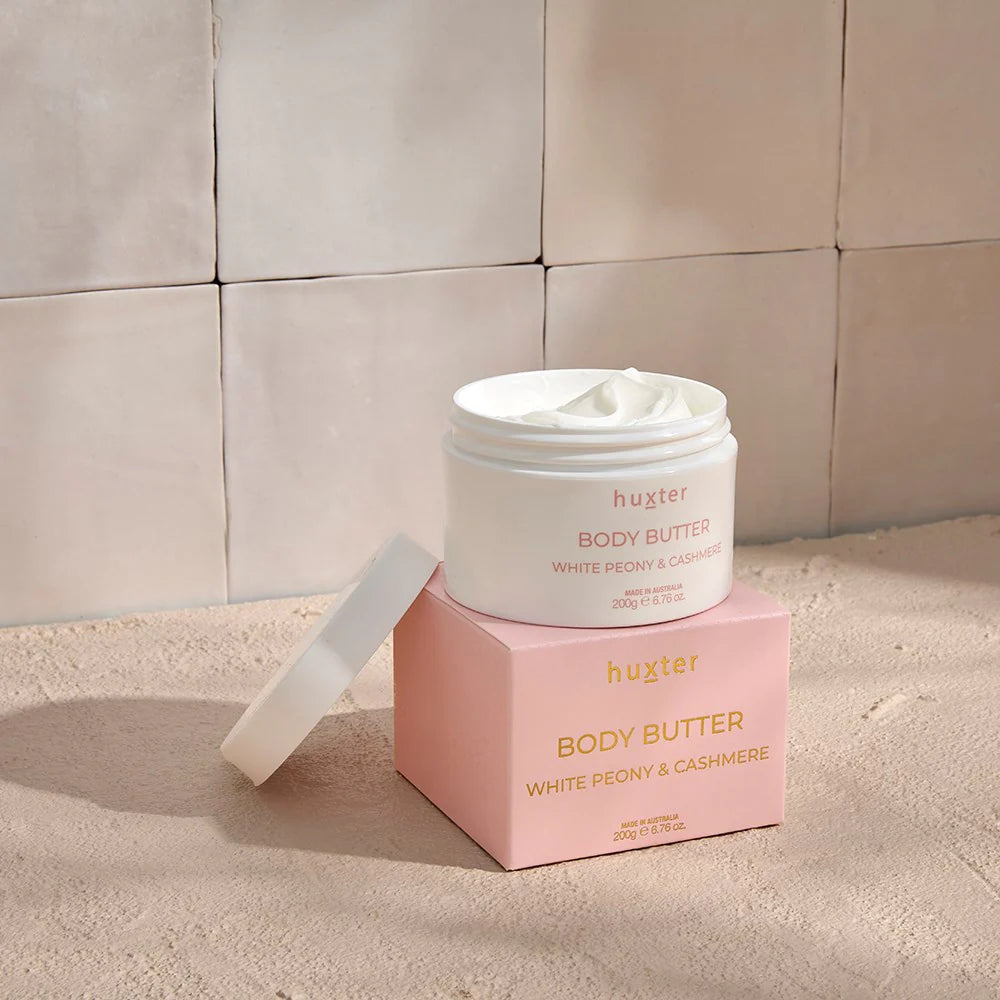 200gm Body Butter - White Peony & Cashmere (Pink)