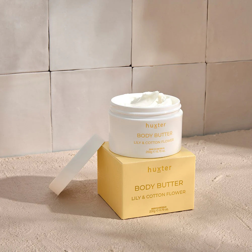 200gm Body Butter - Lily & Cotton Flower (Yellow)
