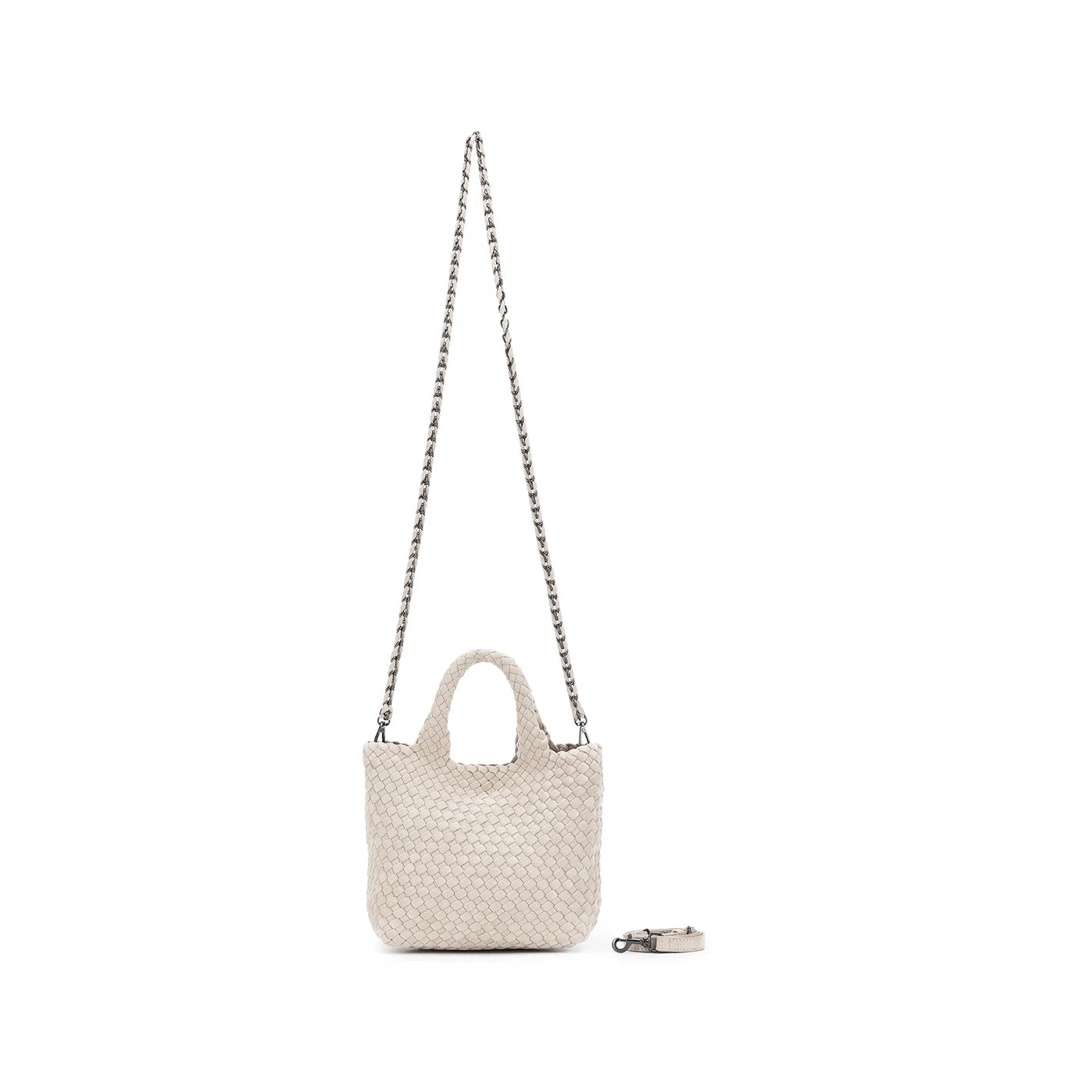 Cherie Creme 2 Piece Suede Mini Handbag
