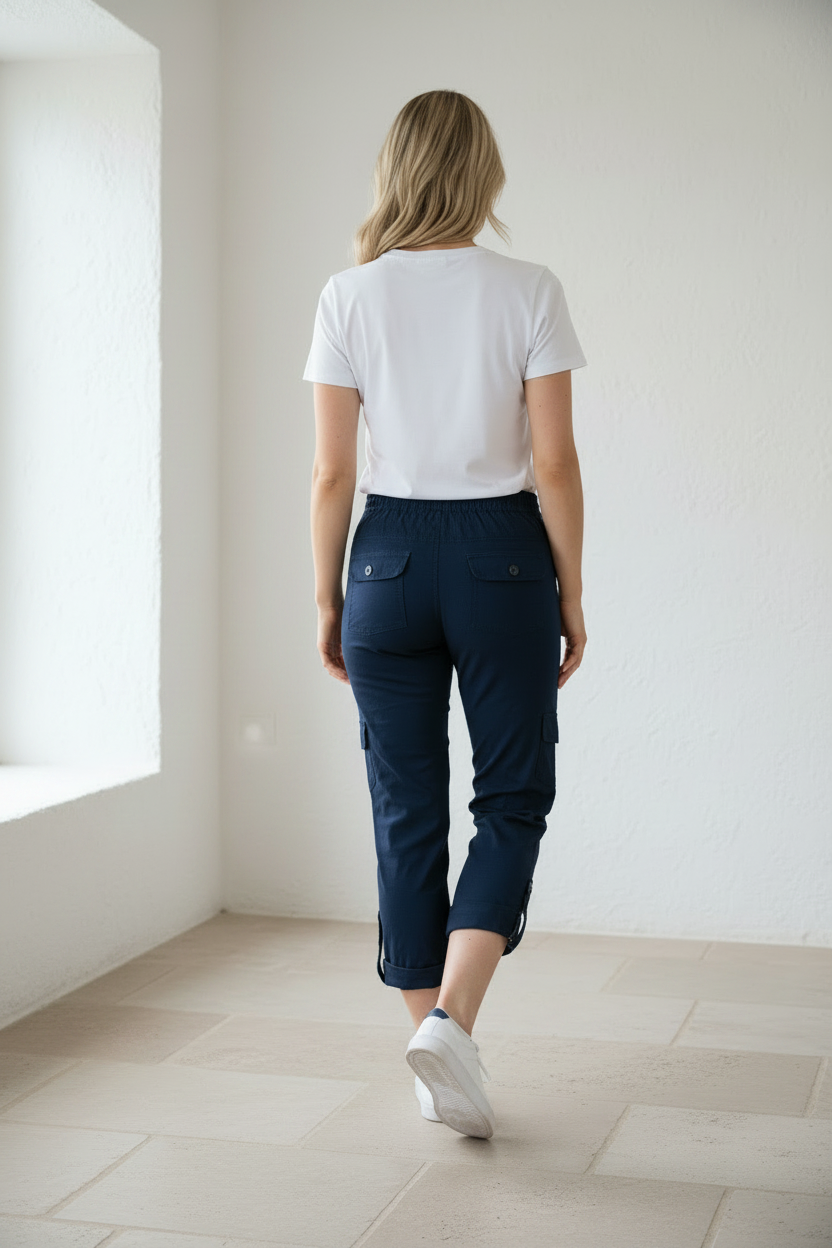 Lora Cargo Pants Navy