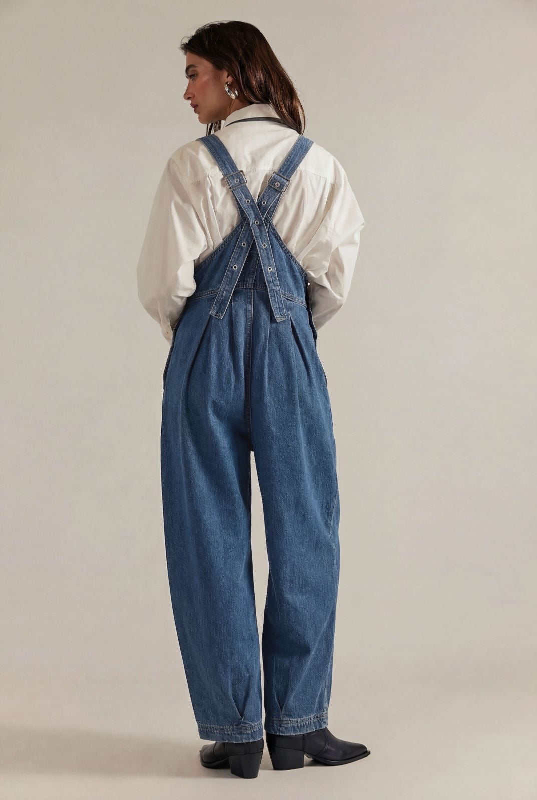 Zena Blue Denim Overalls