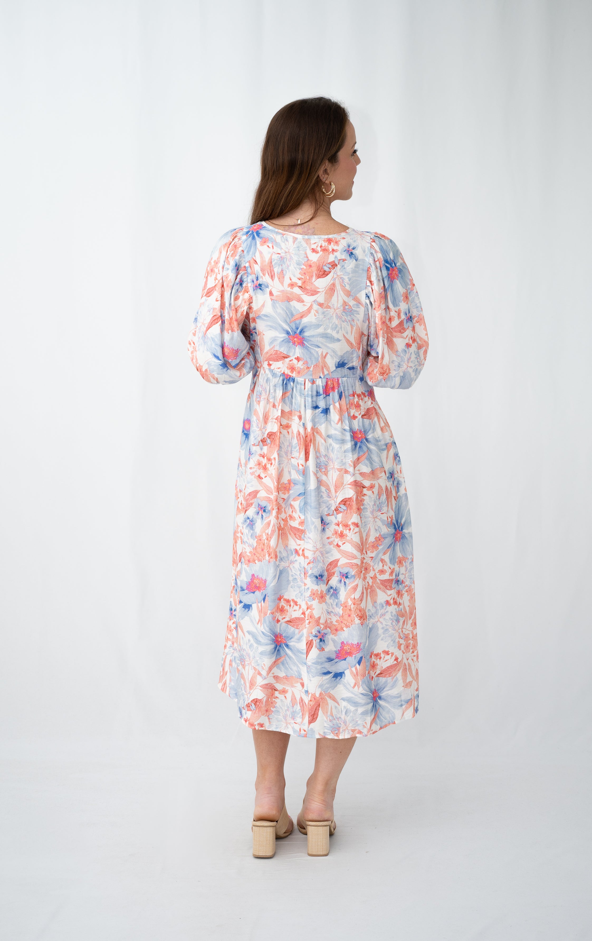 Margie Midi Dress Blue