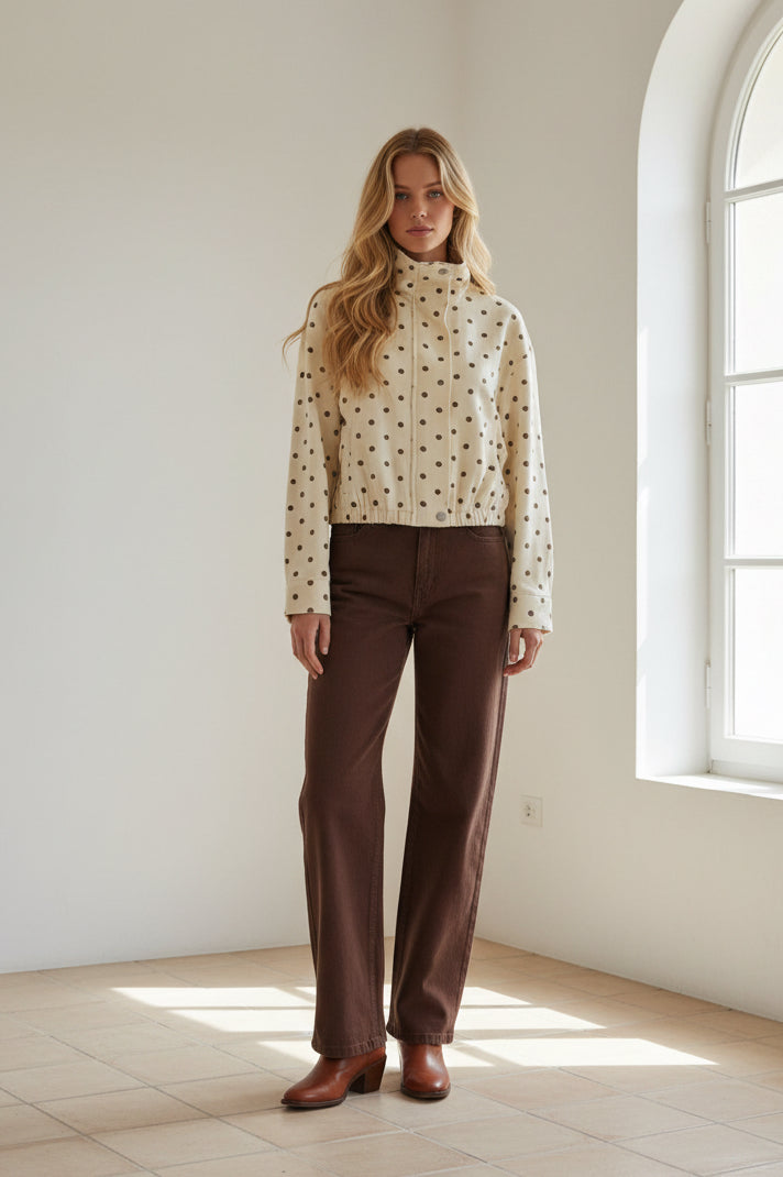 Funnel Neck By Frankie Jacket Butter