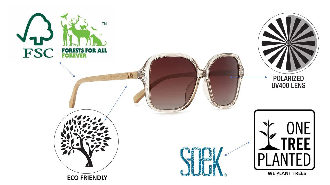 SOEK ZAHRA AUBURN SUNGLASSES
