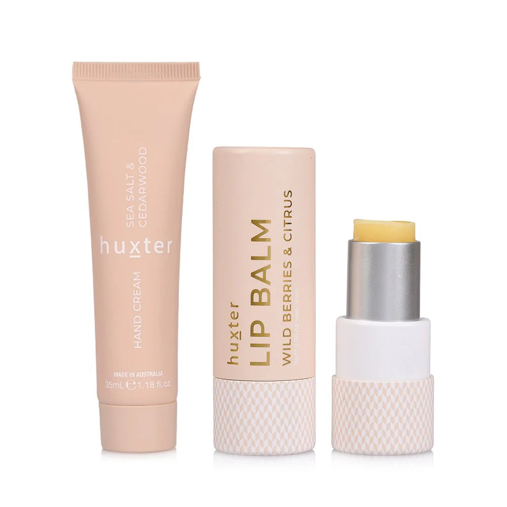 Lip & Hand Cream Duo - Neutral - Sea Salt & Cedarwood