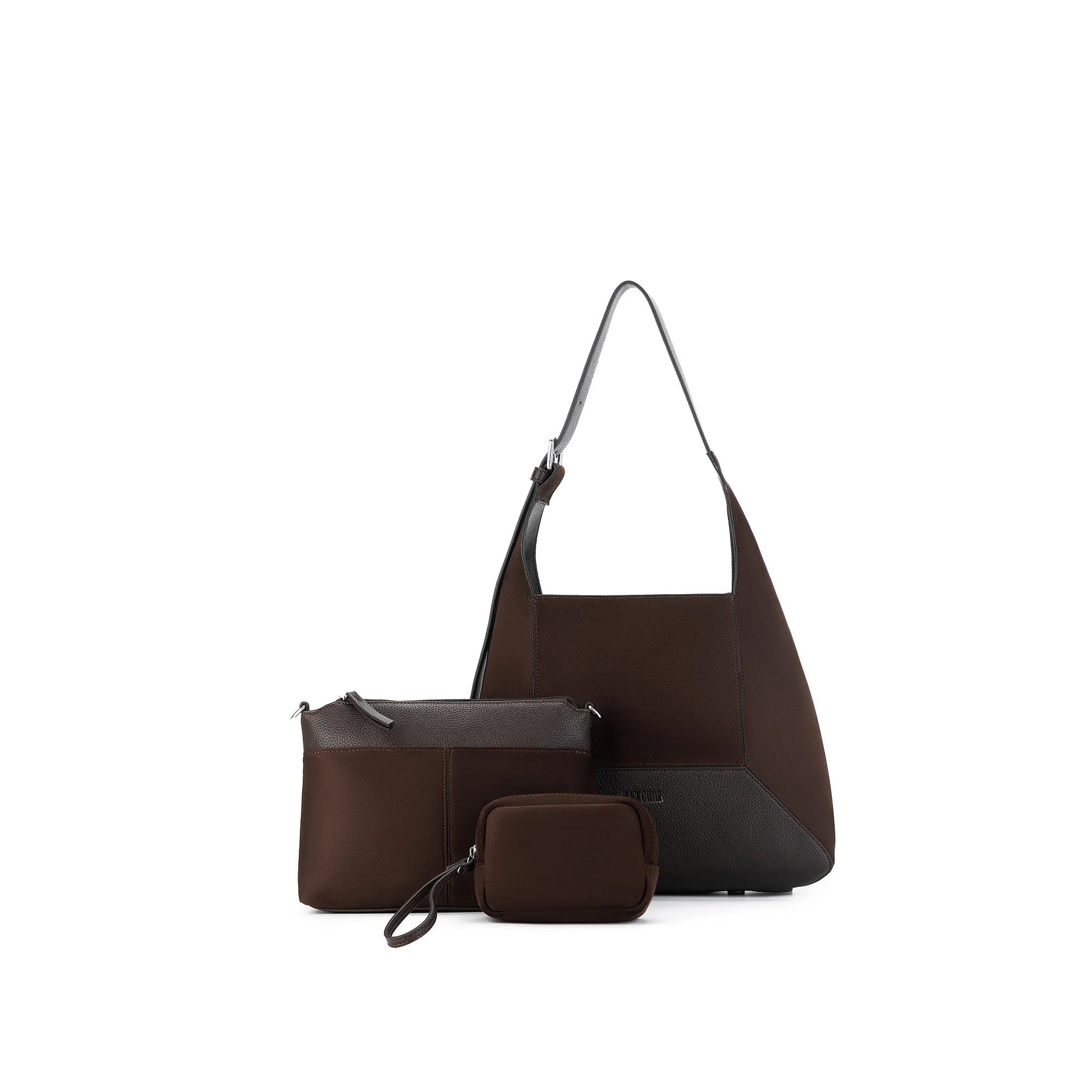 Jacqueline Cocoa 3 Piece Handbag Cocoa
