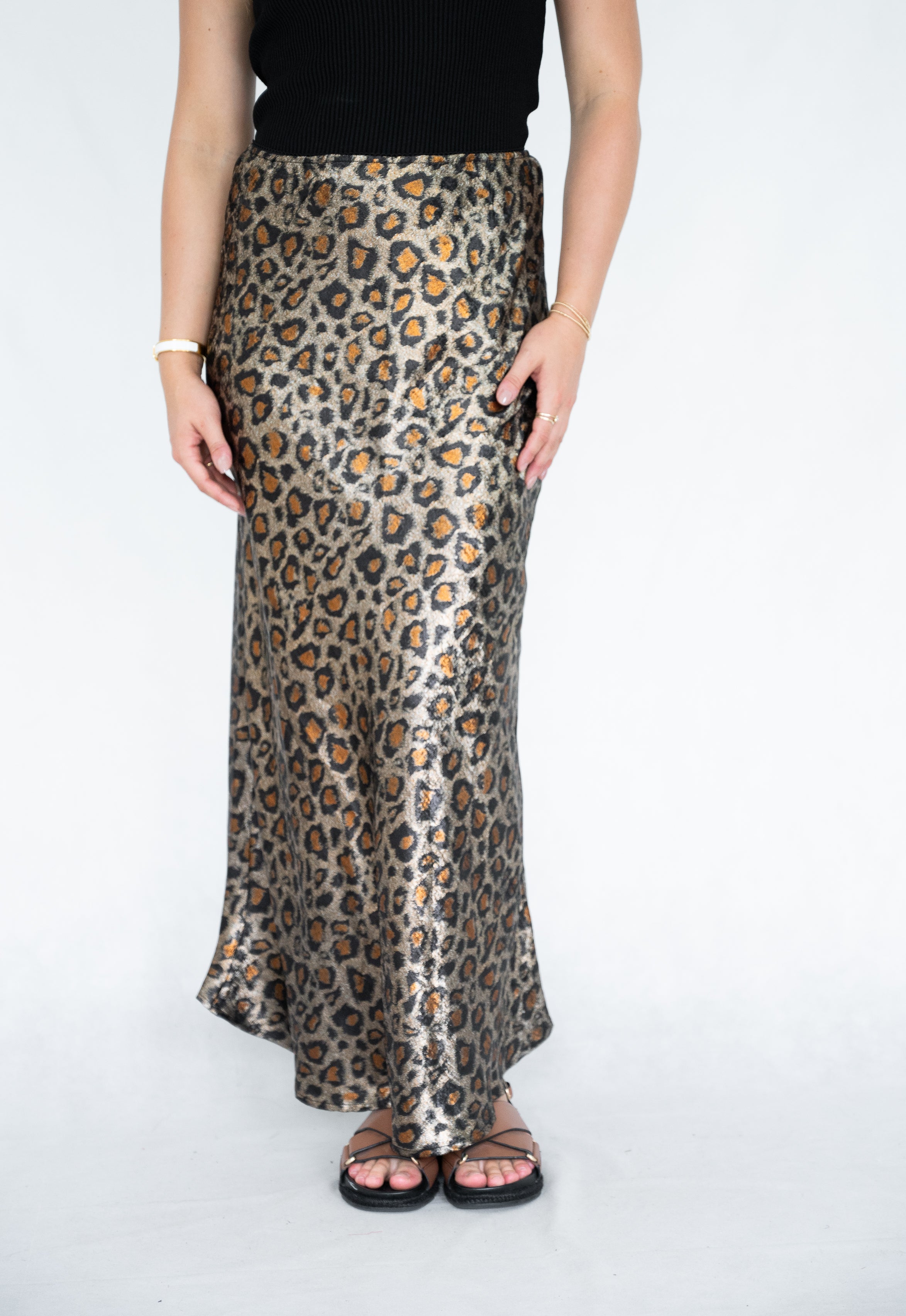 Luxe Leopard Skirt