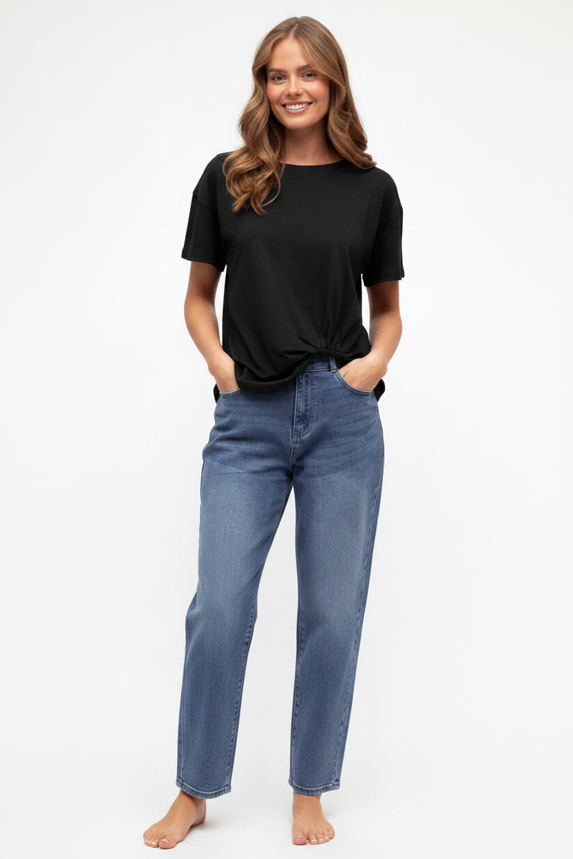 Easy Tuck Tee Black