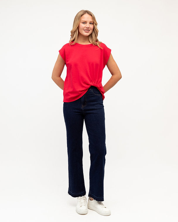 Easy Tuck Tee Red