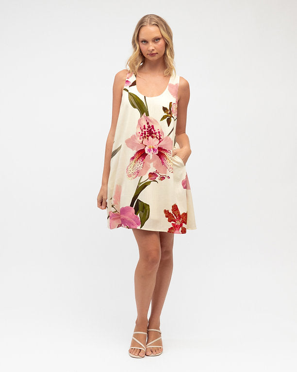 Floral Fantasy Mini Dress
