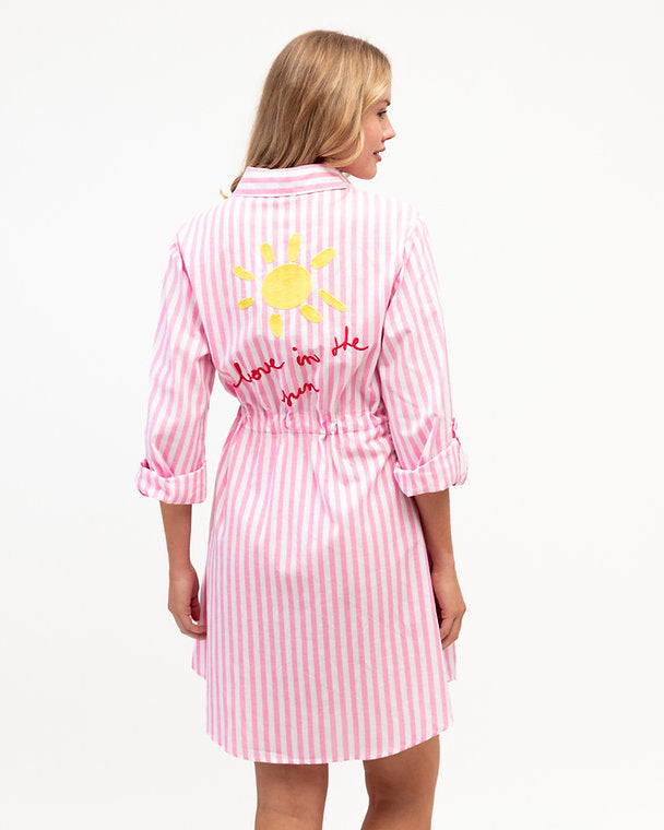 Clarice Sunshine Shirt Dress