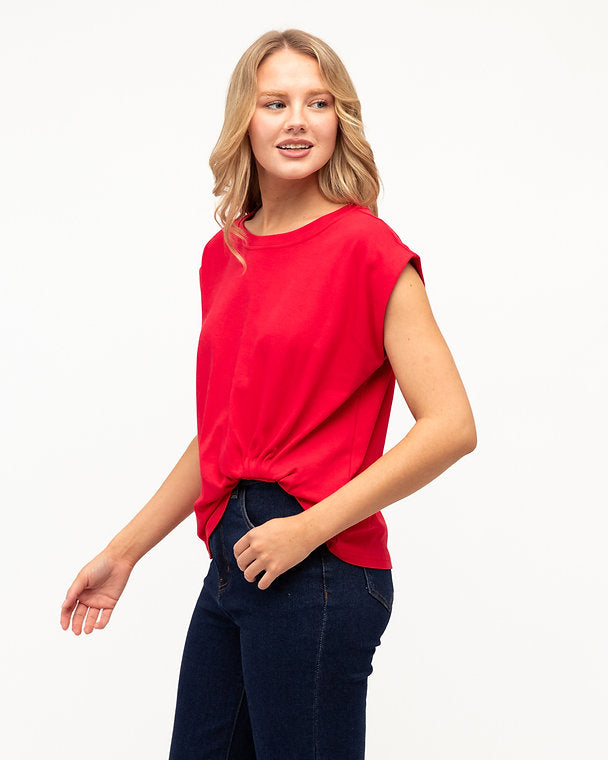 Easy Tuck Tee Red
