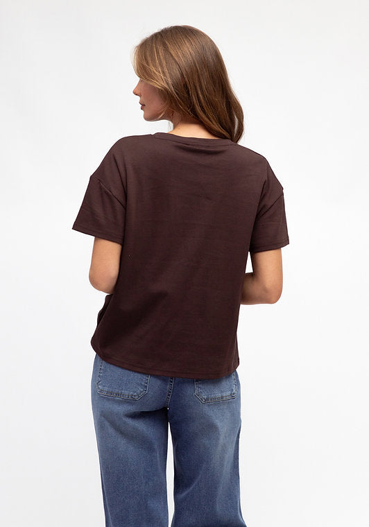 Easy Tuck Tee Chocolate