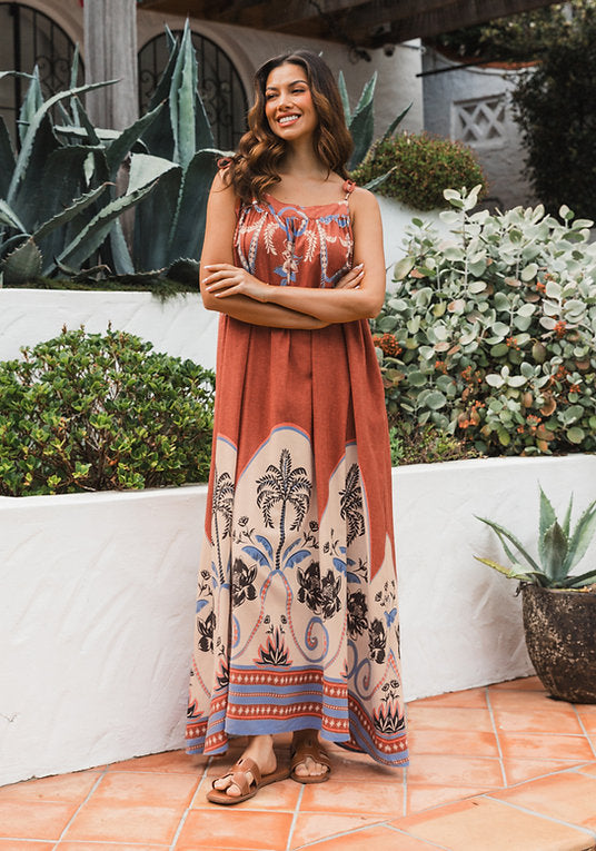 Palm Oasis Maxi Dress