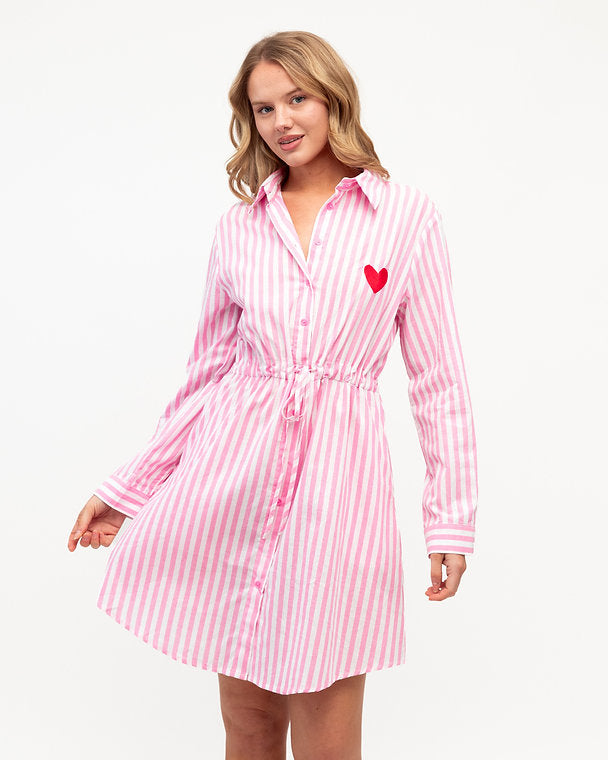 Clarice Sunshine Shirt Dress