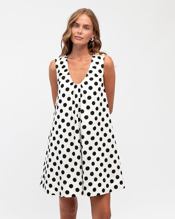 Rochelle Spot Mini Dress