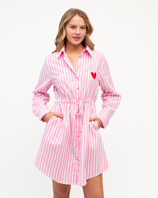 Clarice Sunshine Shirt Dress