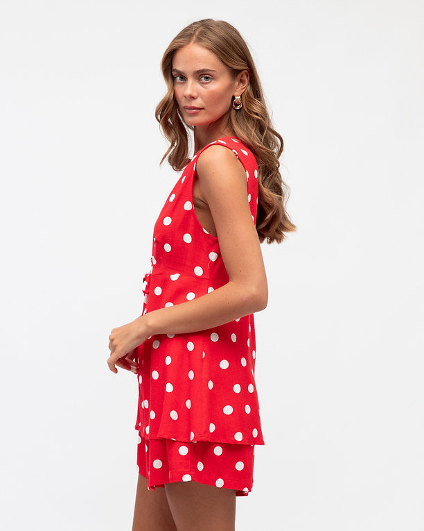 Clarissa Dot Short Set