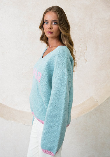 Amour Blue Knit