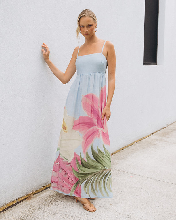 Island Floral Maxi Dress