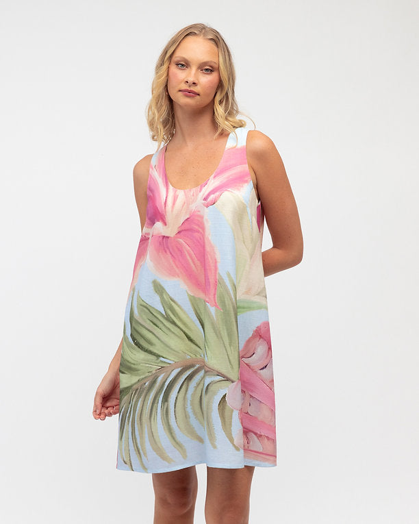 Island Floral Mini Dress