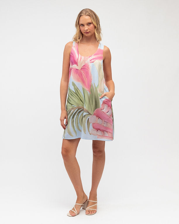 Island Floral Mini Dress