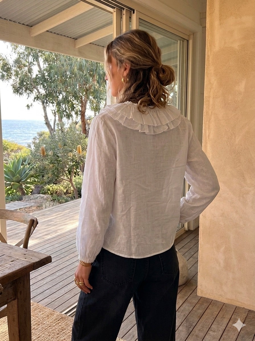 Sweet Escape Blouse White