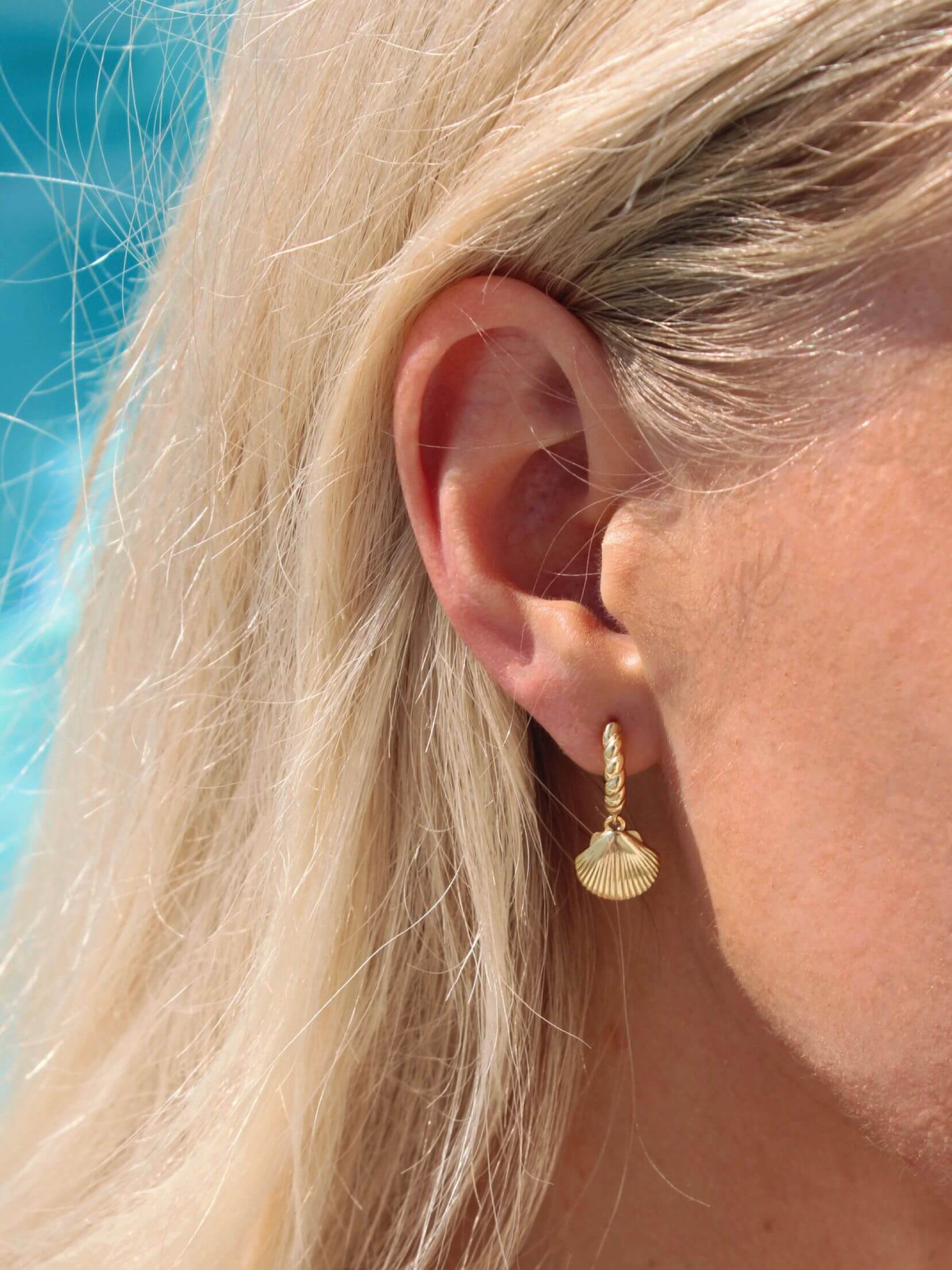 Lahana Hoops in 18k Gold Vermeil