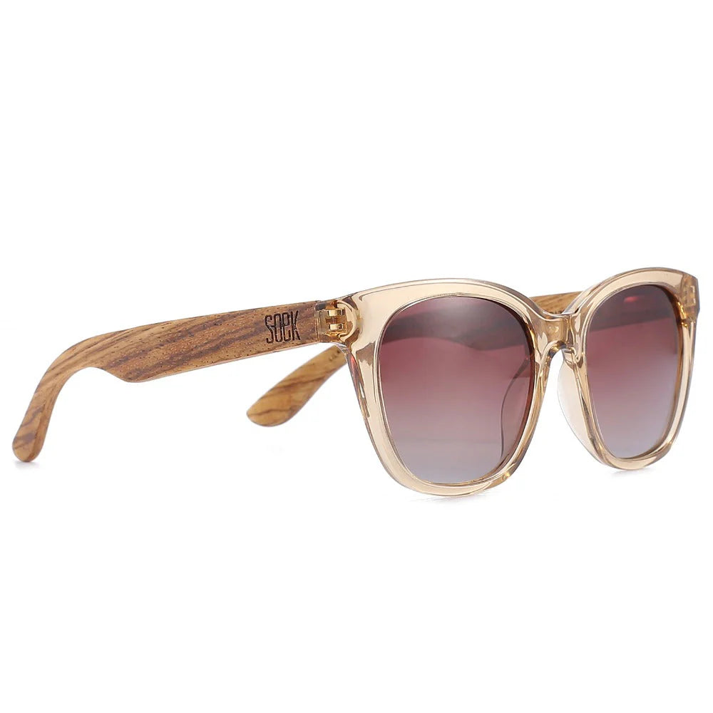 SOEK LILA GRACE CHAMPAGNE SUNGLASSES