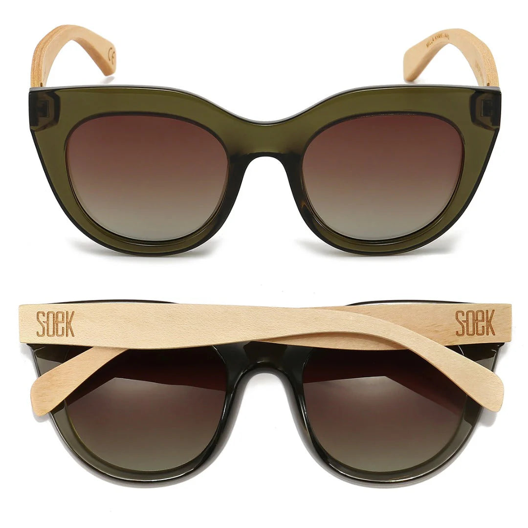 SOEK MILLA KHAKI SUNGLASSES