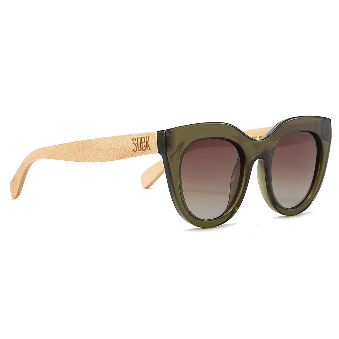 SOEK MILLA KHAKI SUNGLASSES