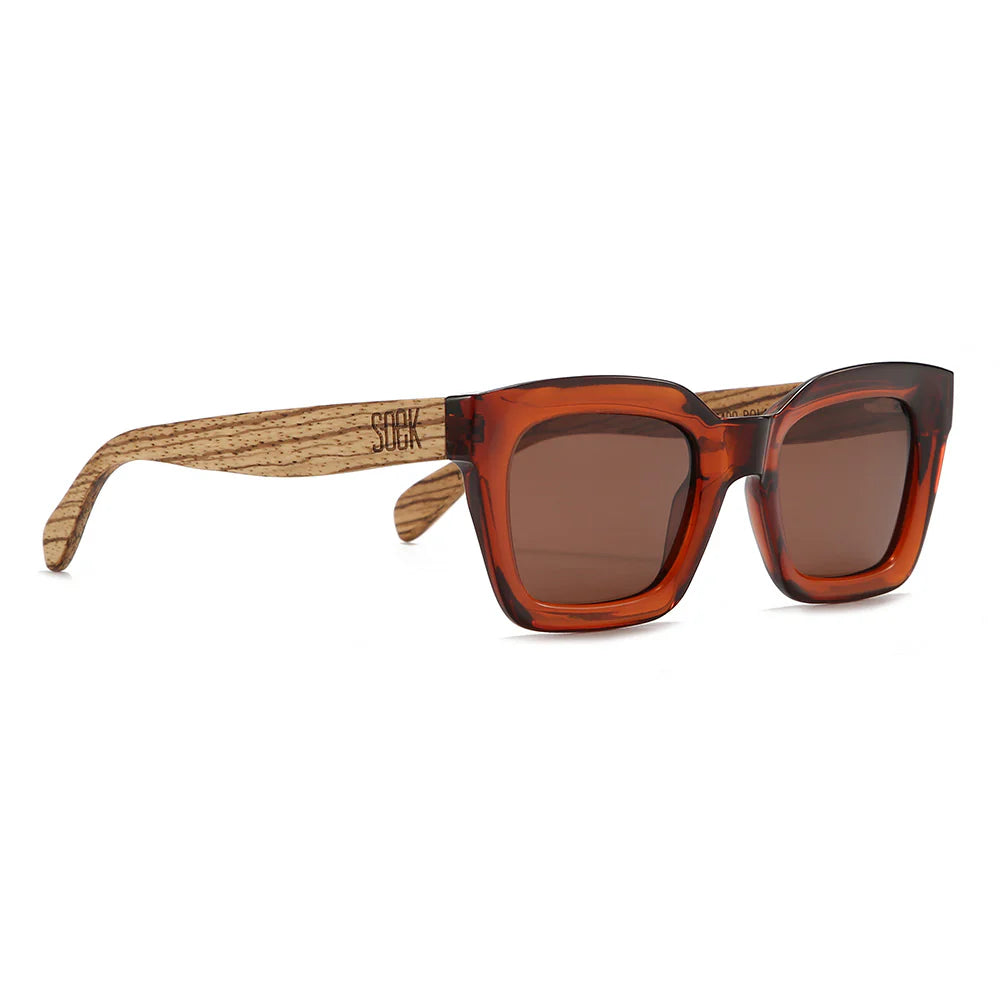 SOEK ZAHRA AUBURN SUNGLASSES