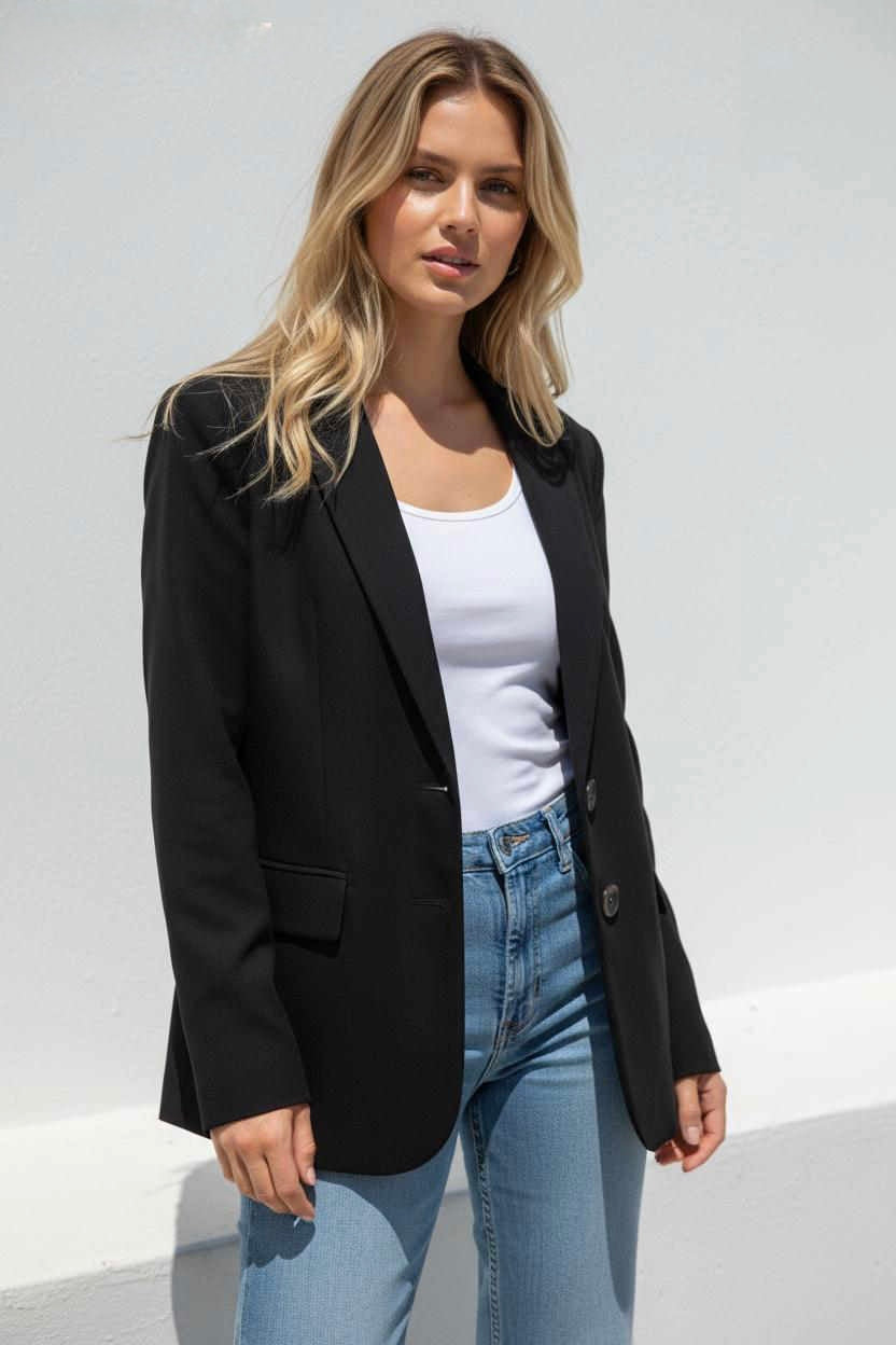 Trayana Black Blazer