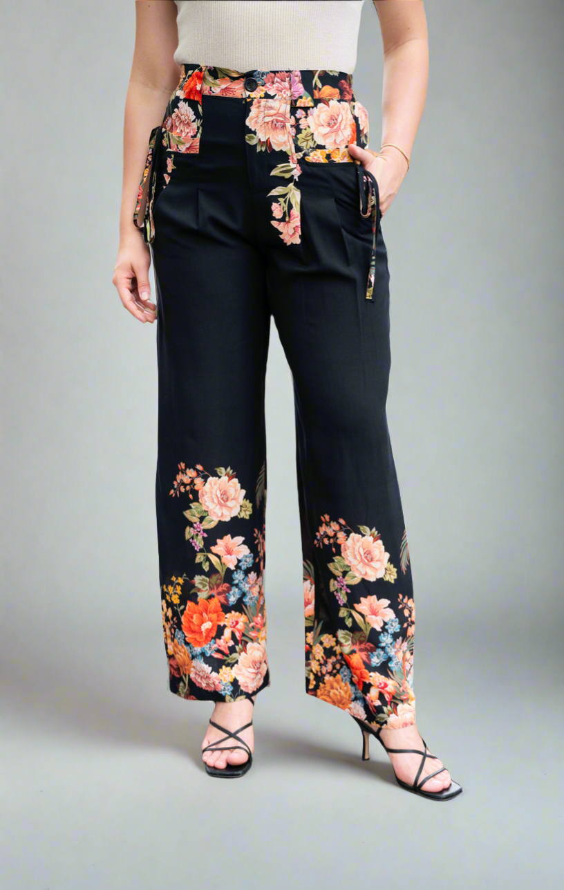 Flower Border Pant