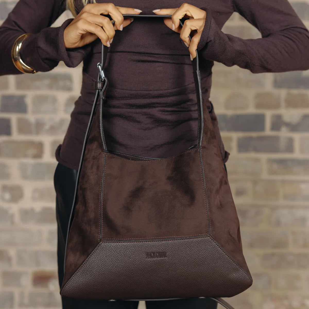 Jacqueline Cocoa 3 Piece Handbag Cocoa